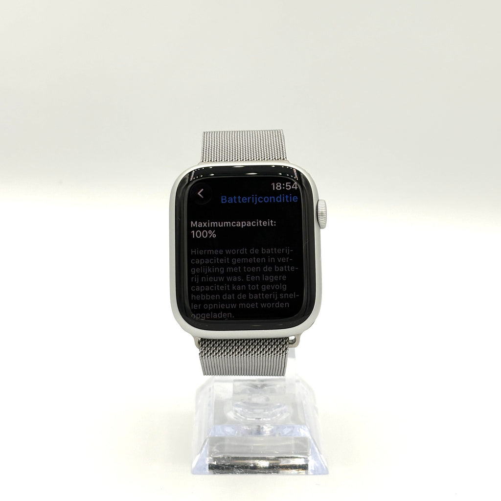 Apple Watch Serie 8 45mm Gps + Cellular zilver
