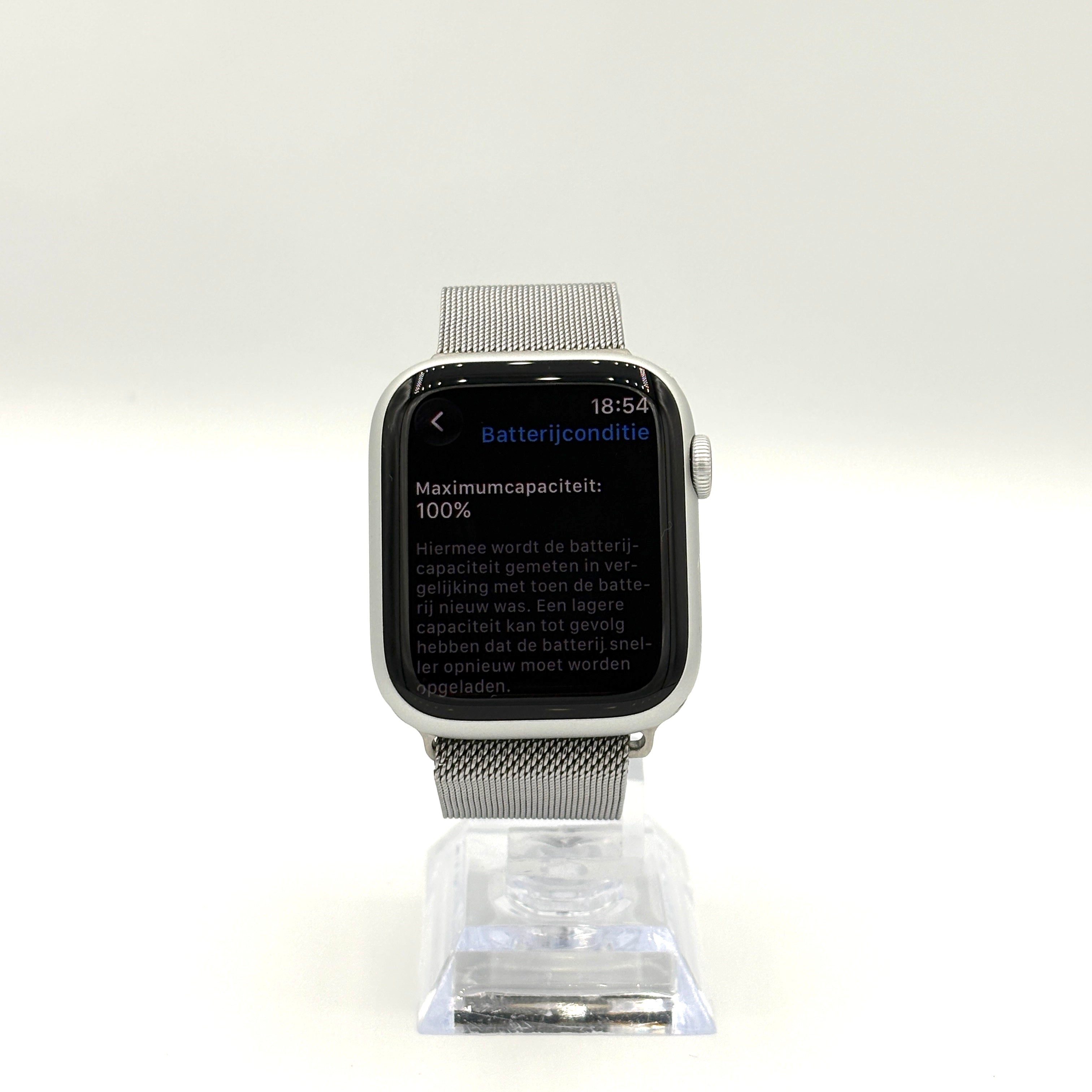 Apple Watch Serie 8 45mm Gps + Cellular zilver