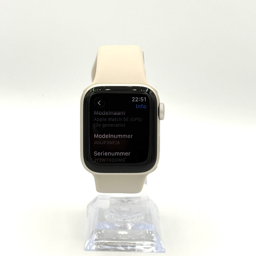Apple Watch SE 2e gen 40mm Gps starlight