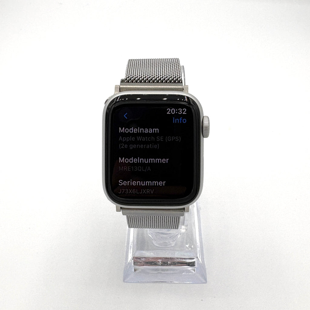 Apple Watch SE 2e gen 40mm Gps zilver