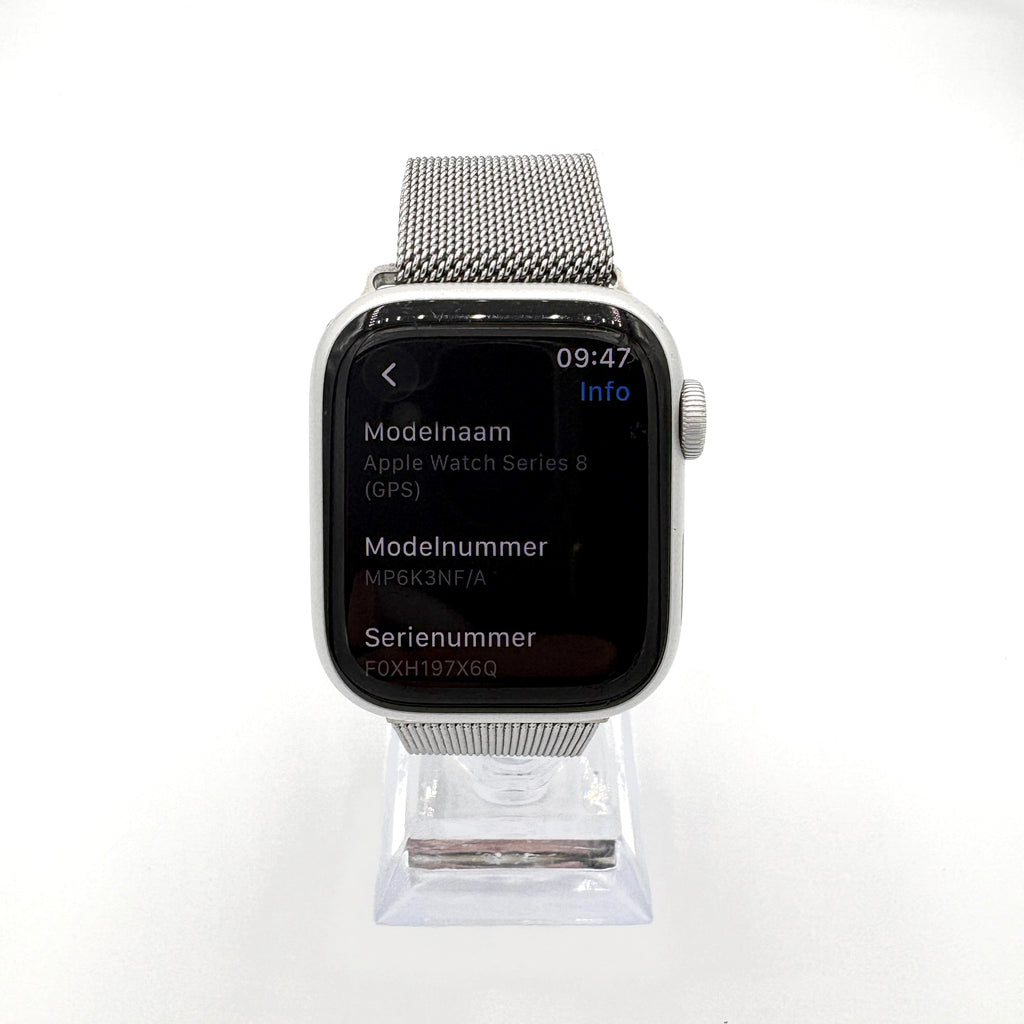 Apple Watch Serie 8 41mm Gps zilver