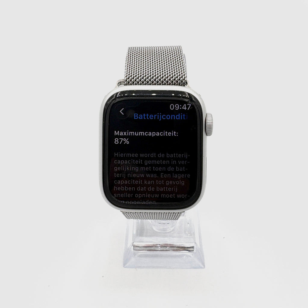 Apple Watch Serie 8 41mm Gps zilver