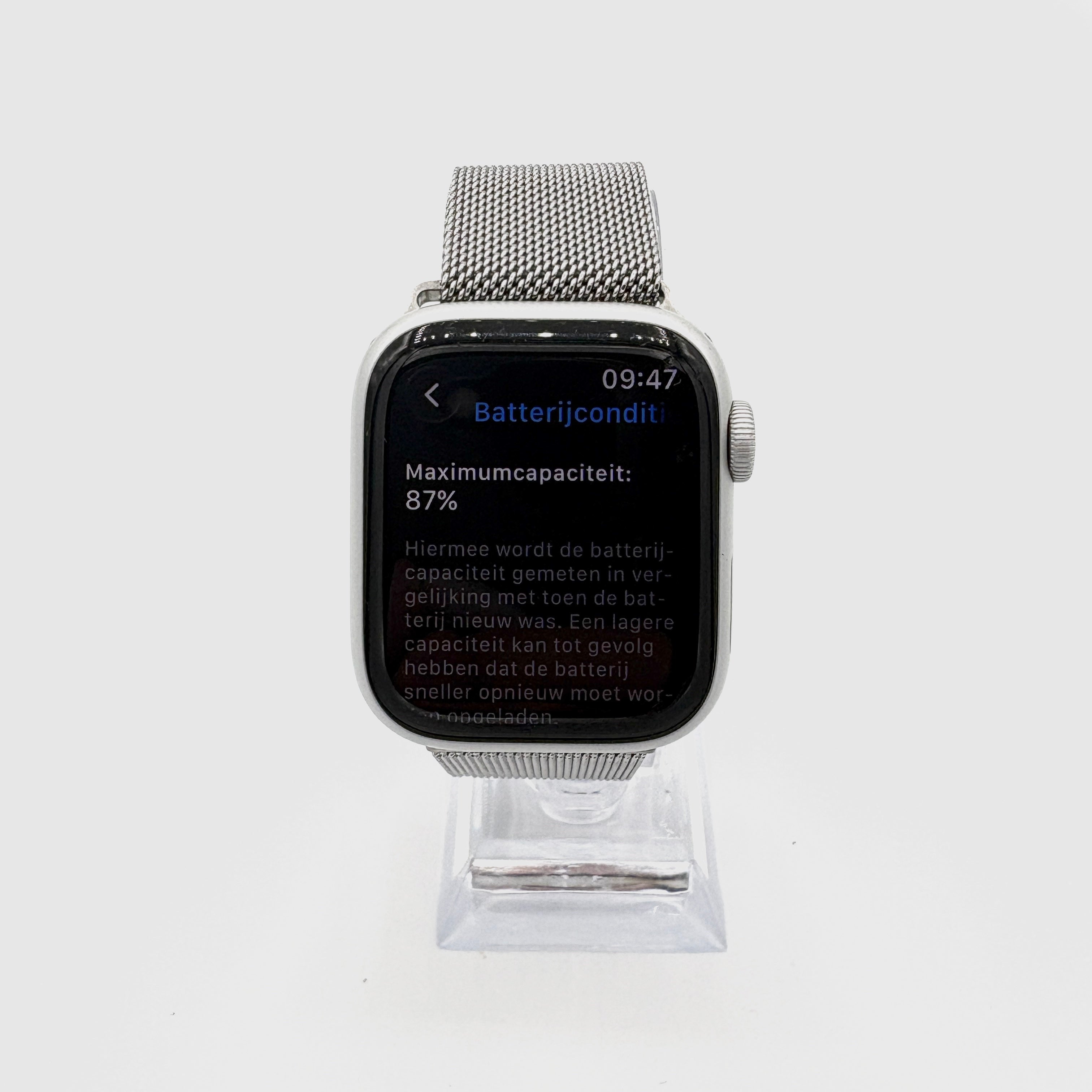 Apple Watch Serie 8 41mm Gps zilver