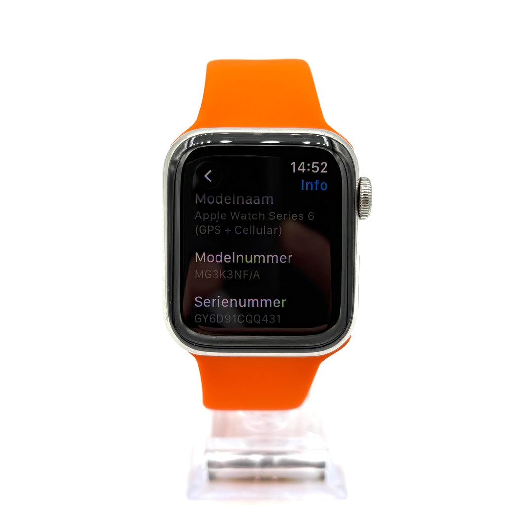 Apple Watch Hermes Series 6 40mm Gps + Cellular roestvrij staal