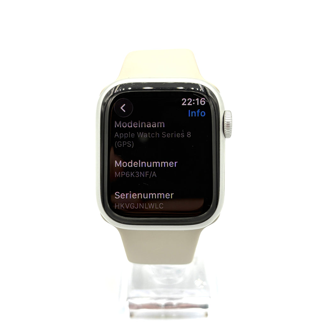 Apple Watch Serie 8 41mm Gps Silver