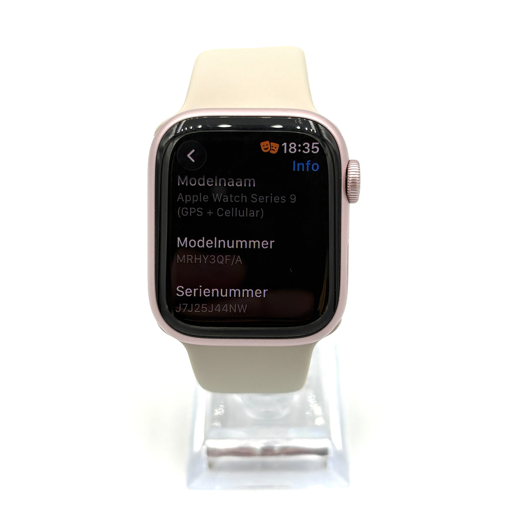 Apple Watch Serie 9 41mm GPS + Cellular roze