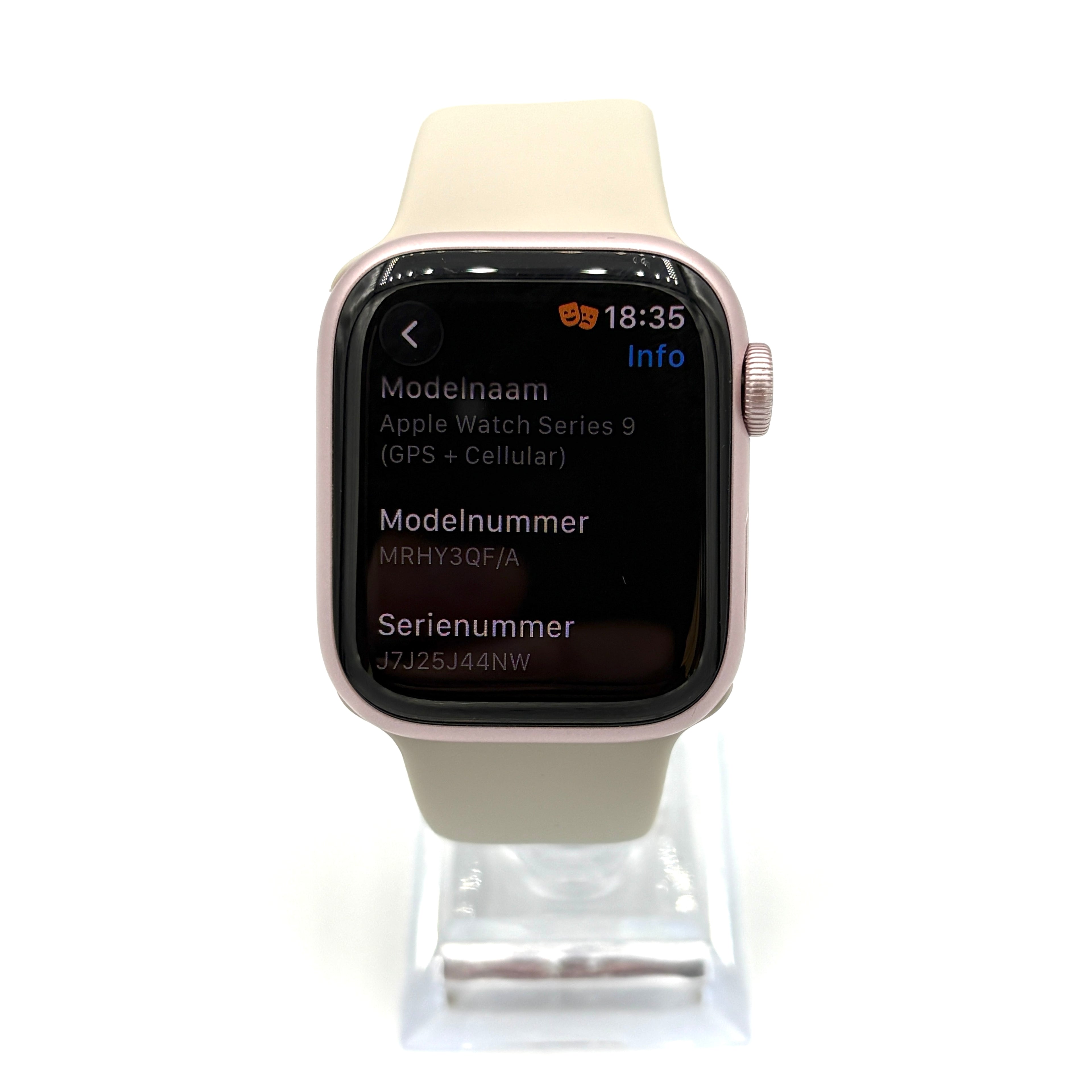 Apple Watch Serie 9 41mm GPS + Cellular roze