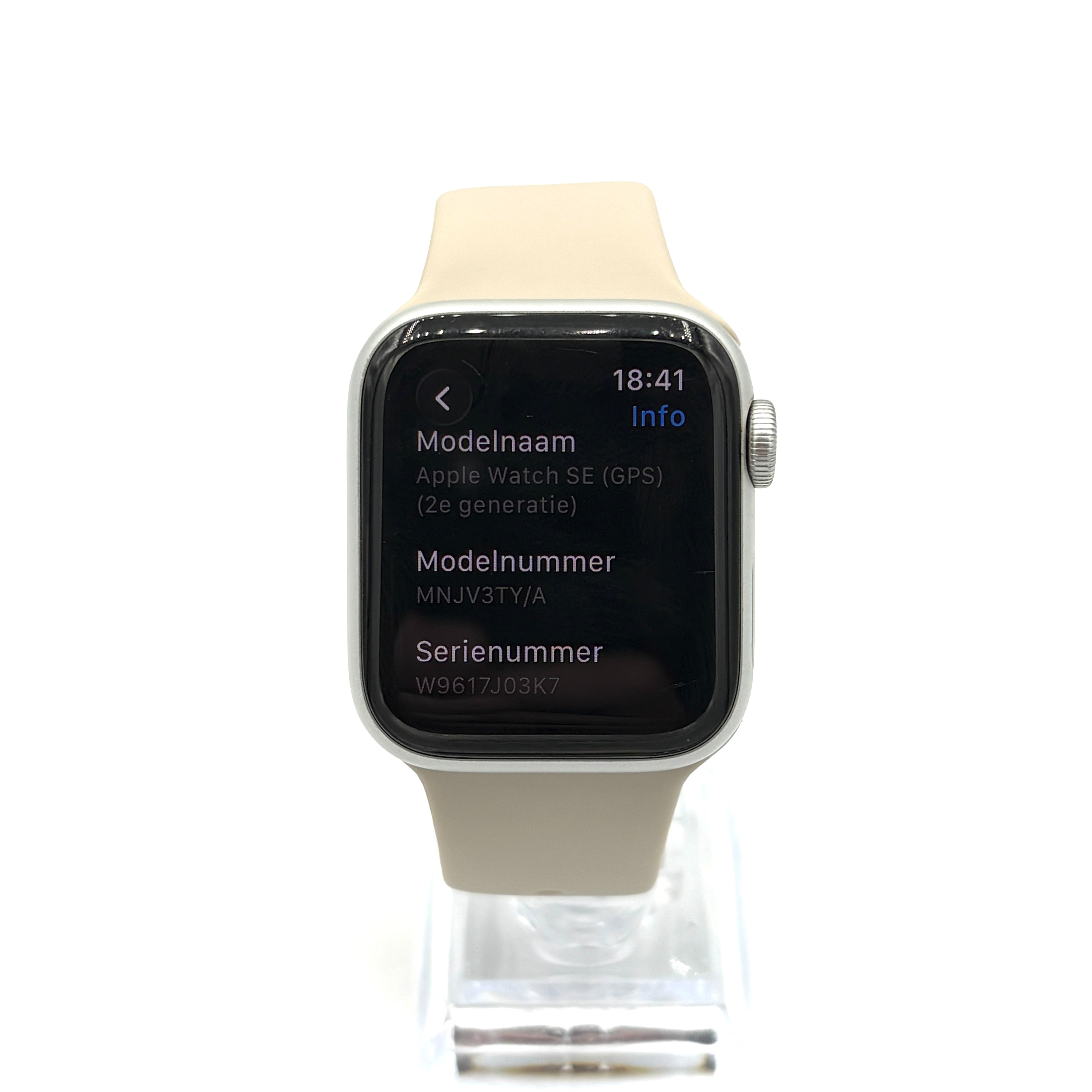 Apple Watch SE 2e gen 40mm Gps zilver