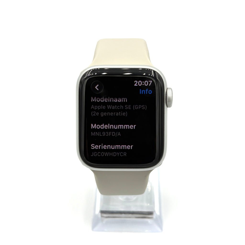 Apple Watch SE 2e gen 40mm Gps zilver