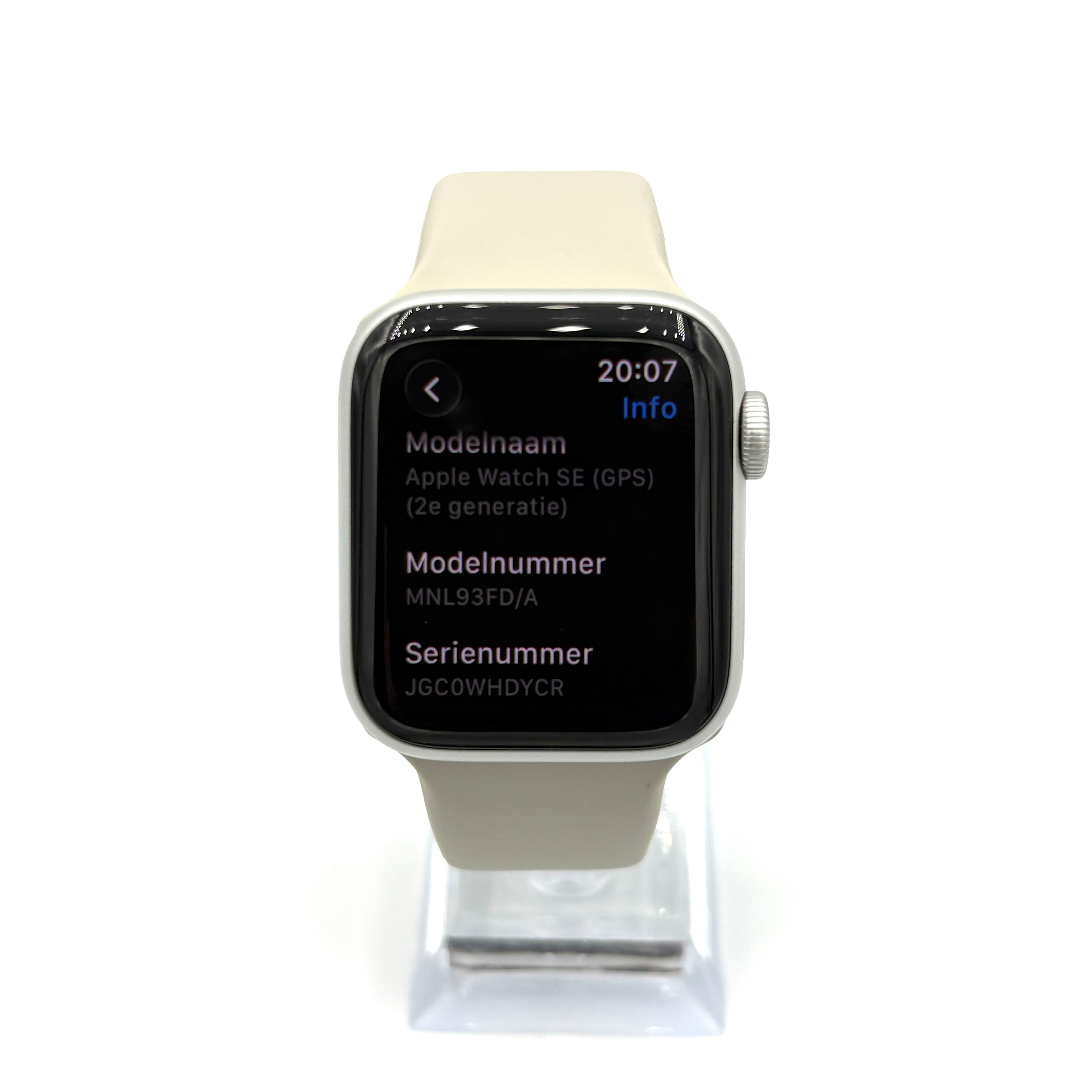 Apple Watch SE 2e gen 40mm Gps zilver