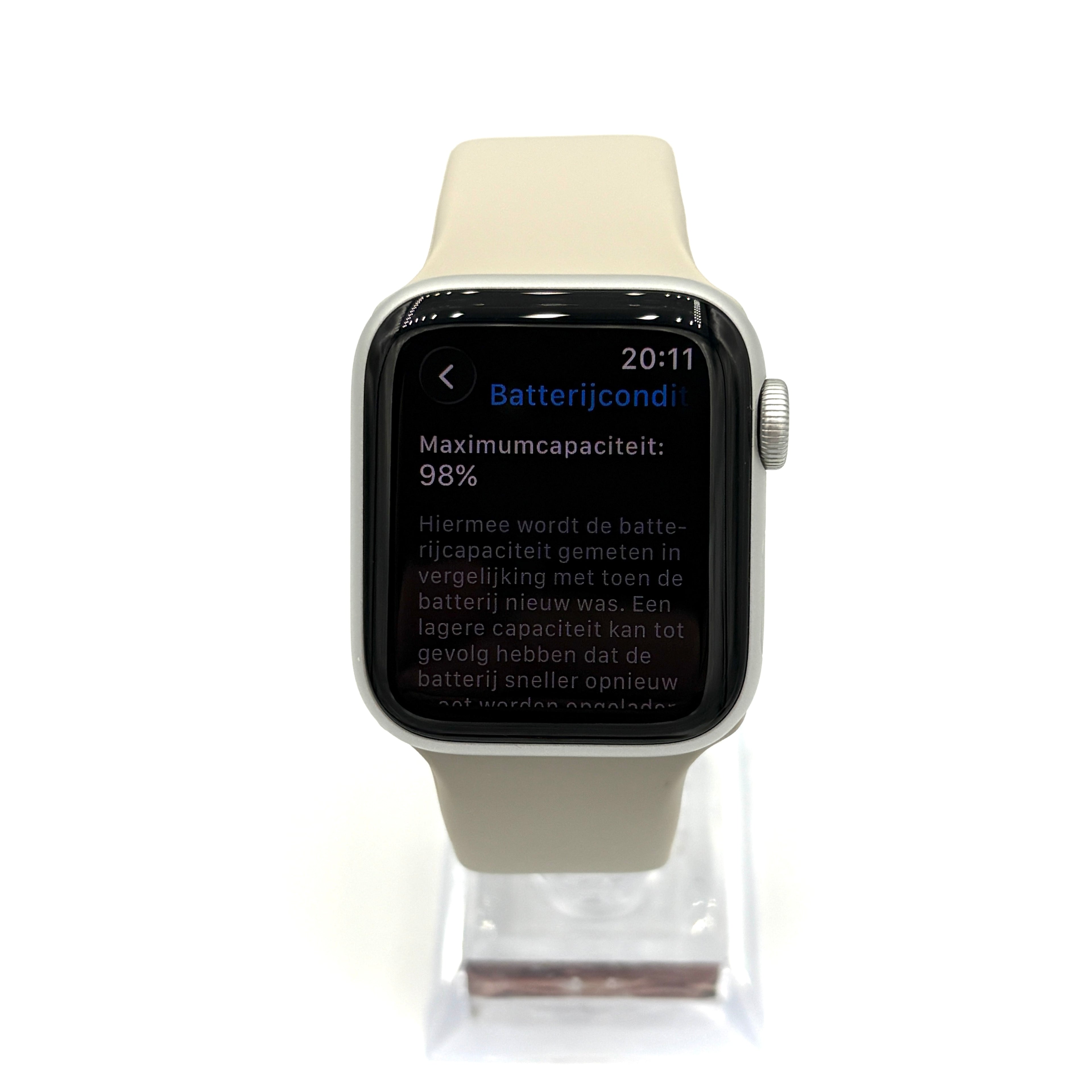 Apple Watch SE 2e gen 40mm Gps zilver