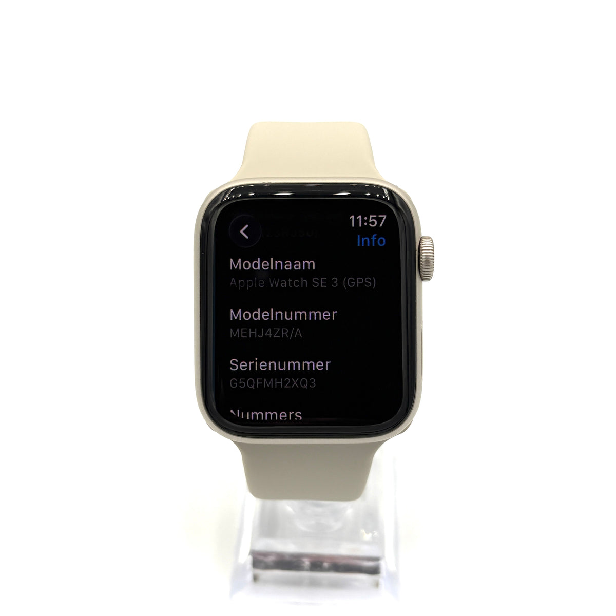 Apple Watch SE 3e gen 44mm Gps starlight